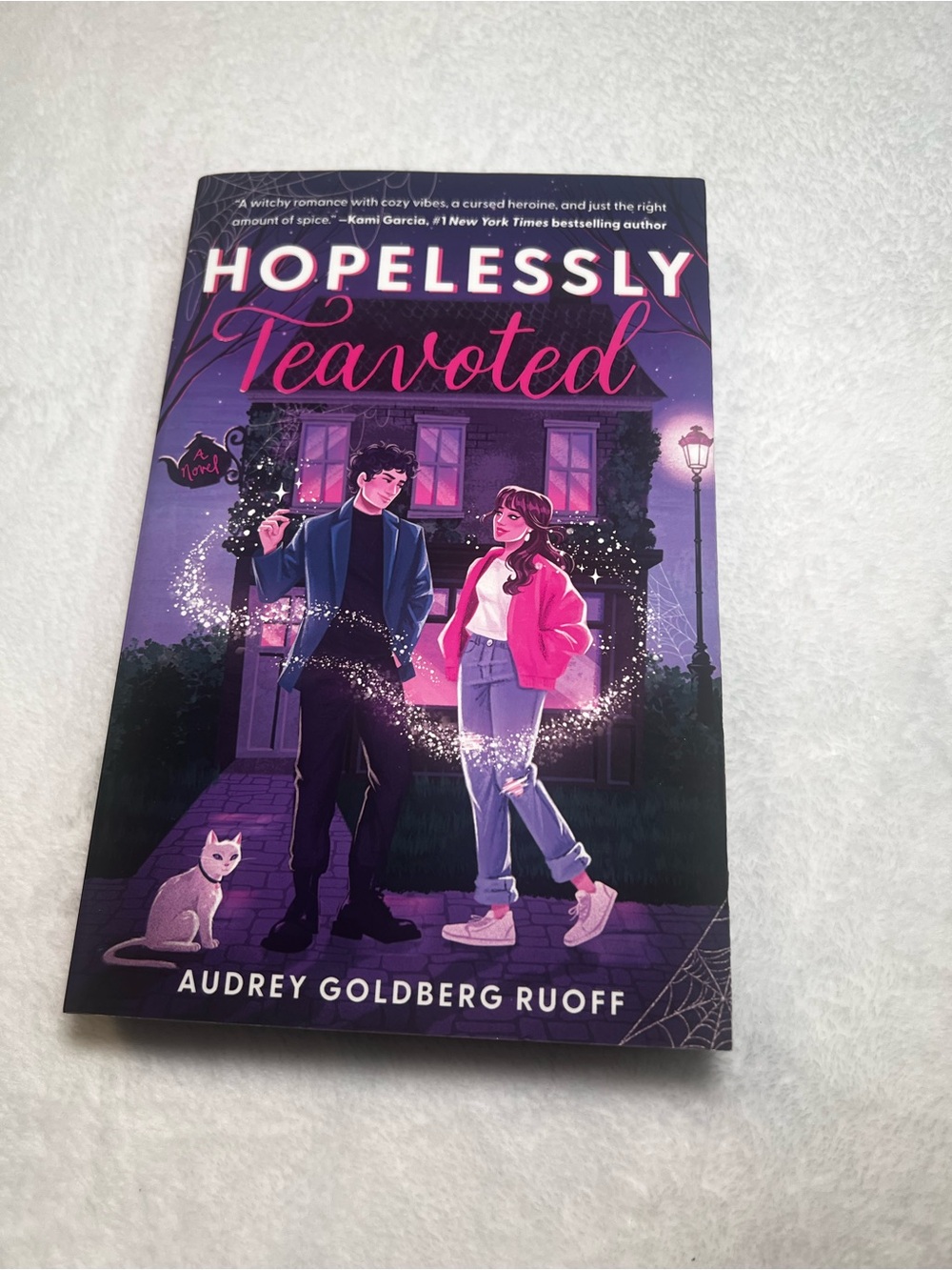Hopelessly Teavoted Purple Novel by Audrey Goldberg Ruoff